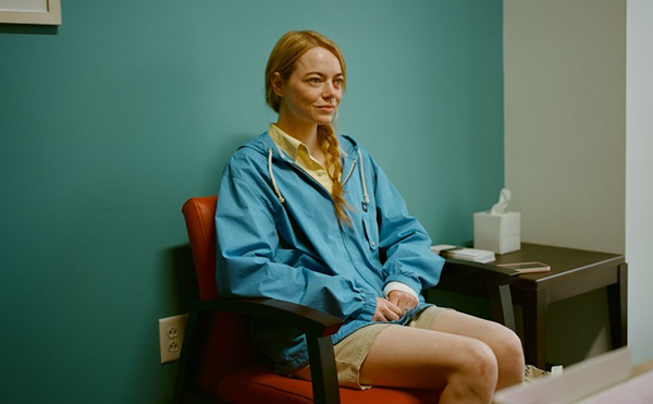 Emma Stone in 'Kinds Of Kindness,' which screens at the Tampa Theatre in Tampa, Florida on July 5, 2024.