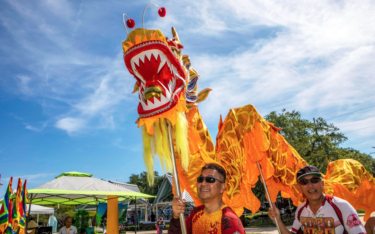 SACA Chinese New Year Celebration happens at Water Works Park in Tampa, Florida on Feb. 17, 2024.