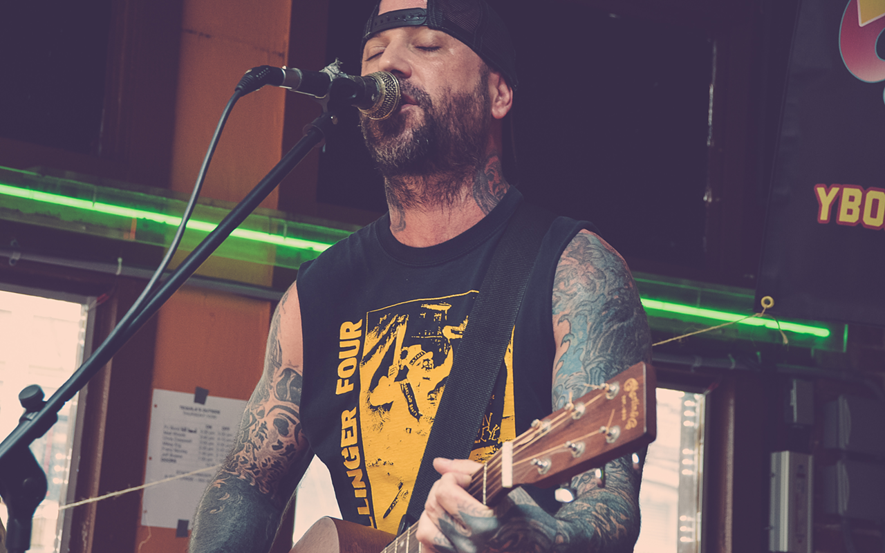 Jeff Brawer, whose new LP is streaming below, plays Tequila's in Ybor City, Florida as part of Big Pre-Fest 2 on October 30, 2014.