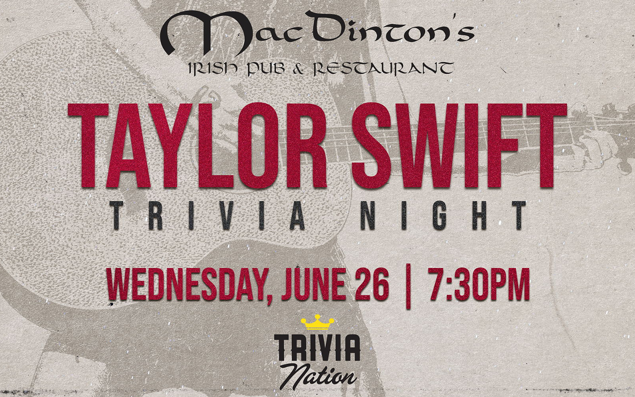 Image: Taylor Swift Trivia Night