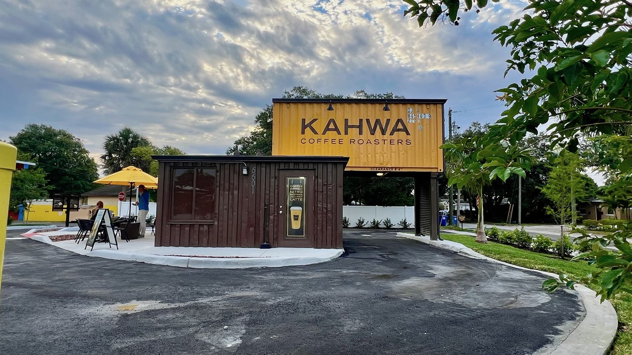 Kahwa St. Pete drive-thru 
6601 4th St. N, St. Petersburg
After a four year delay, Kahwa’s newest coffee shop has opened its doors—or drive-thru, rather.  While there’s no indoor seating at this location, folks can still order from its walk-up window and sit on its outdoor patio. The St. Pete-based coffee franchise offers a variety of coffee and espresso-based beverages—from lattes, americanos and cappuccinos to matcha, a variety of herbal teas and chai—in addition to pastries and light breakfast bites. Kahwa orginally planned to open its 4th Street location by the end of 2020, although construction and permitting obstacles delayed its opening by a whopping four years. 
Photo via WeltonBrewingAndOysterBar/Facebook