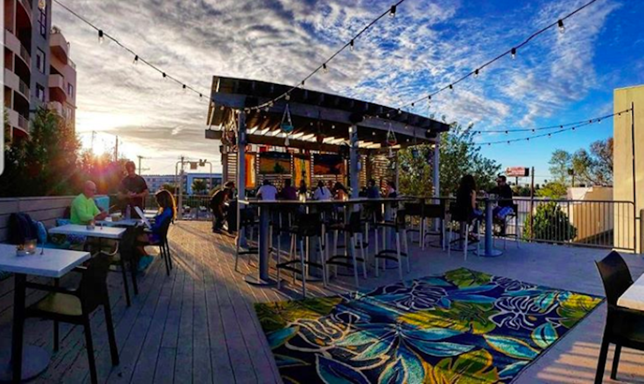 Mole y Abuela  
1202 N Franklin St., Tampa, 813-3701000 
New comer to the scene but has some of the best views of downtown Tampa with its rooftop bar. Spanish-fusion cuisine with an extensive full bar. 
Photo via Mole y Abuela/ Instagram 