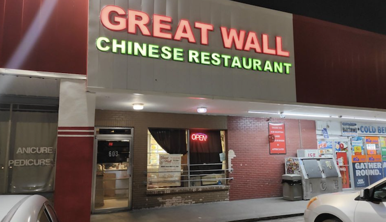 15. Great Wall Chinese Restaurant
603 N US Hwy 41, Ruskin, (813) 645-8887
&#147;One of my old time favorites been since 2012 or longer and over the years as more and more people move here they find the Great Wall !  This was a favorite for me since coming from the NYC area and having lots of choices Ruskin feels very backwoods.  So once again I'm happy to be able to enjoy something familiar since I left behind so many great dining experiences." - Jude B.
Photo via Great Wall Chinese Restaurant/Yelp