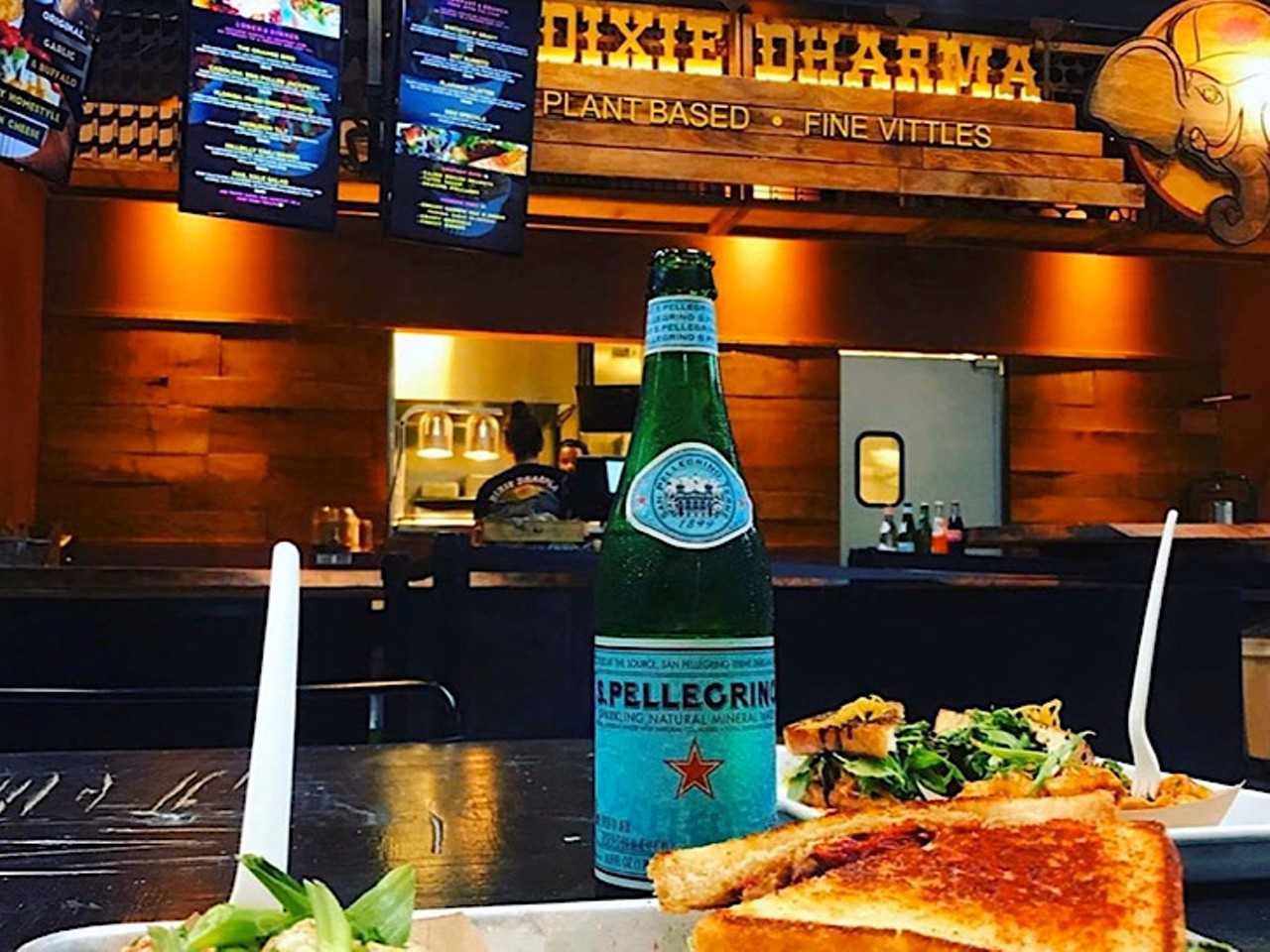 Dixie Dharma 
Armature Works, 1910 N. Ola Ave. Ste 113, Tampa Heights. 
The Orlando vegan joint launched a satellite location within Armature Works food hall where it basically serves over-the-top vegan junk food for the masses.
Photo via Dixie Dharma/Instagram