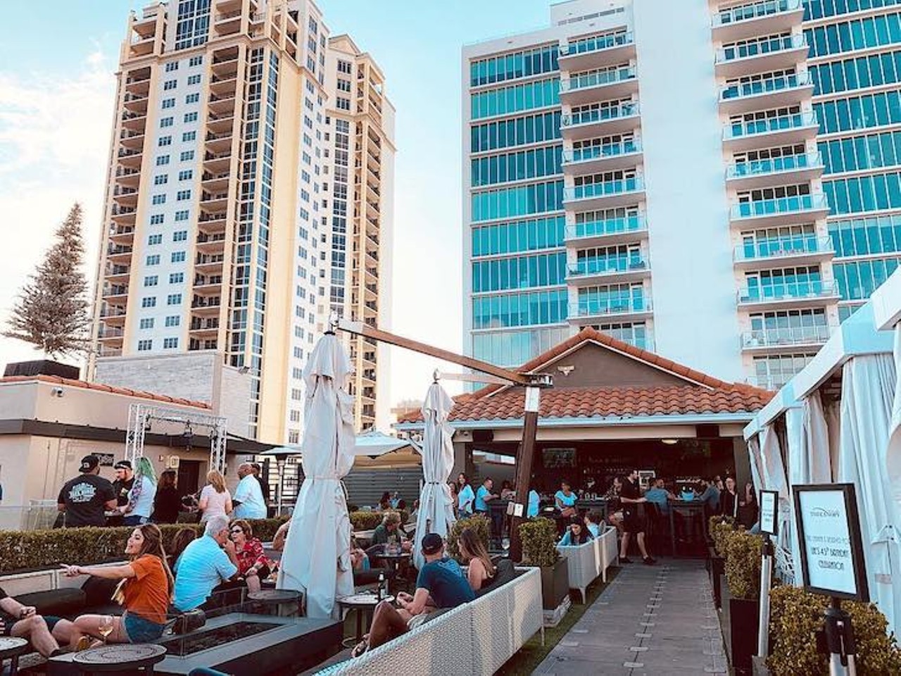The Canopy  
340 Beach Dr. NE, St. Pete, 727-896-1080
The Canopy Rooftop Lounge is perched atop The Birchwood in the heart of St. Petersburg&#146;s waterfront. Experience St. Pete four stories higher than normal!
Photo via The Canopy/Facebook