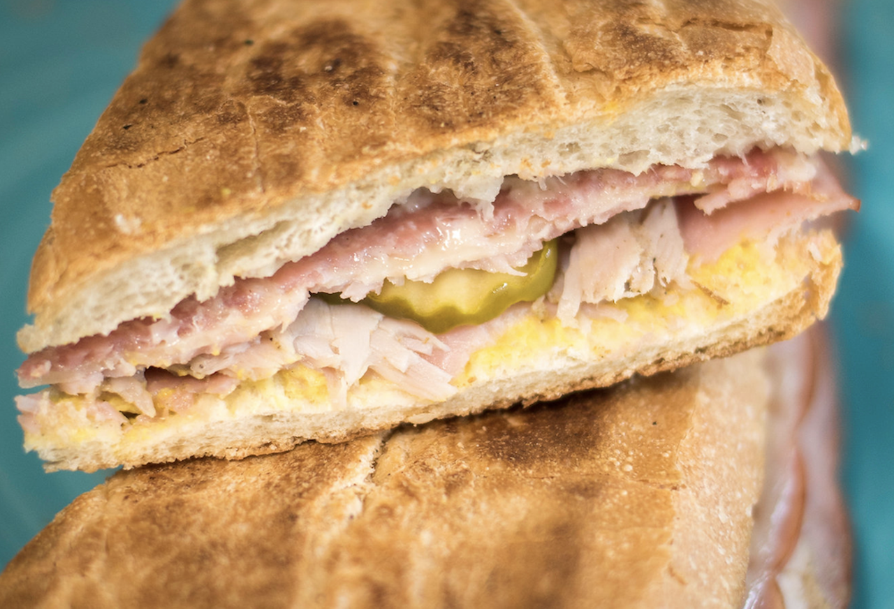 Havana Harry’s
14219 Walsingham Rd., Largo, 727-596-5141
If you're looking for a taste of authentic Cuban food, swing by Havana Harry’s to grab one of the best cubans in town. Along with the classic $7.99 cuban, you’ll also find a variety of filling sandwiches for under $10 each, including the roast mojo pork, Cuban gyro and smoked pork melt. The large $8.99 1904 Cuban tossed salad is also a staple on the menu.
Photo via Havana Harry’s/website