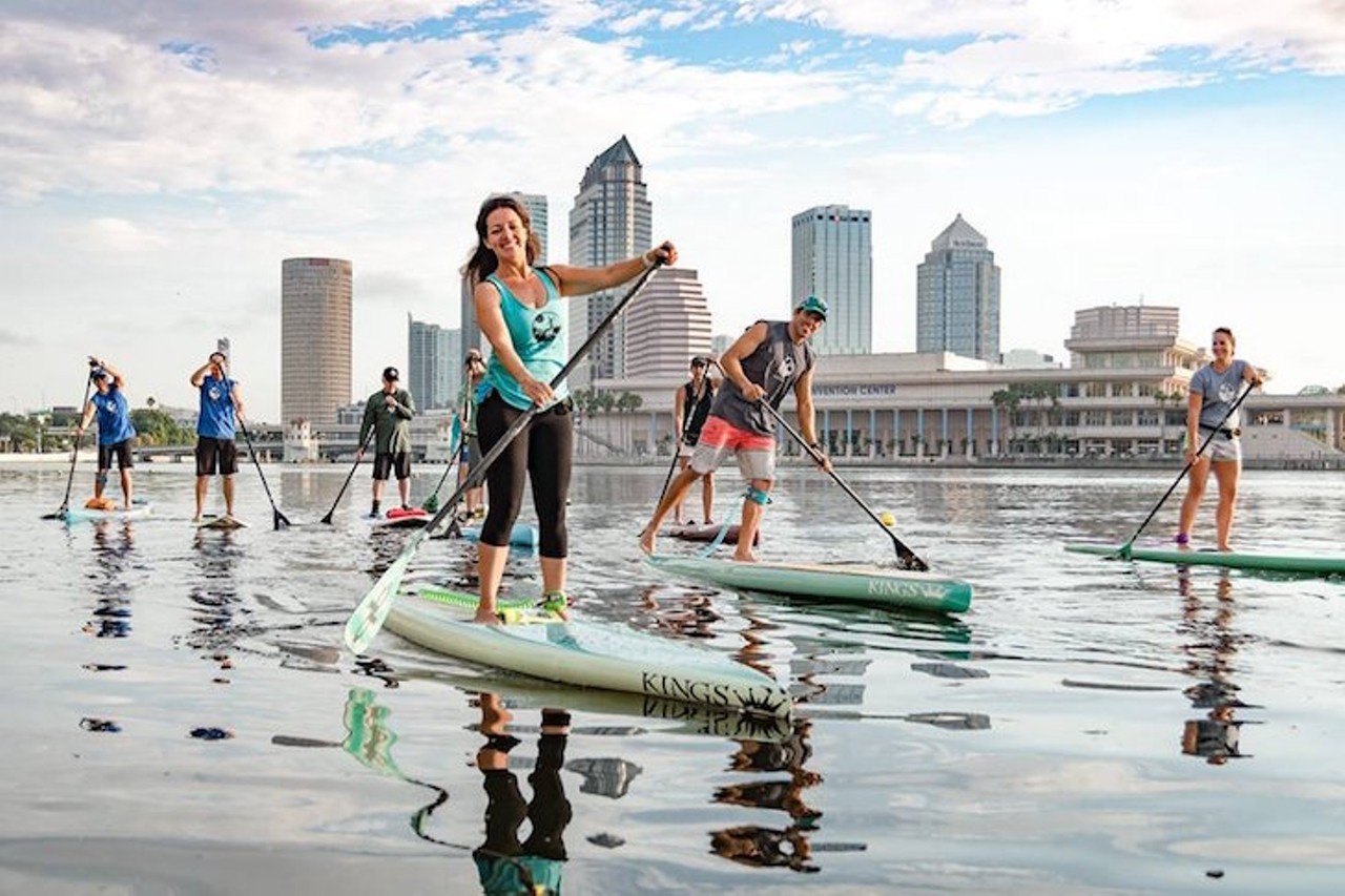 Grab a paddleboard and say &#147;SUP&#148; to the horizon
Urban Kai, multiple locations, 1-813-598-1634 urbankai.com 
Urban Kai offers equipment and tours to paddleboard enthusiasts, along with training and lessons to those still finding their sealegs. With locations in downtown Tampa and St. Petersburg, Urban Kai&#146;s stand-up paddleboarding services offer the Tampa Bay area the chance to get some exercise out on the water. And if it gets too hot, you can always jump in. 
Photo via urbankai.com