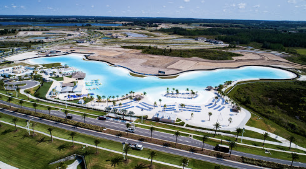 Spend a day at Epperson Lagoon
31885 Overpass Rd., Wesley Chapel, 813-444-5221
Probably the most Dubai-like thing in Tampa Bay, this 7-acre pool is insane. There’s waterslides, swim-up bars, sandy spots, and more. 
Photo via Google Maps