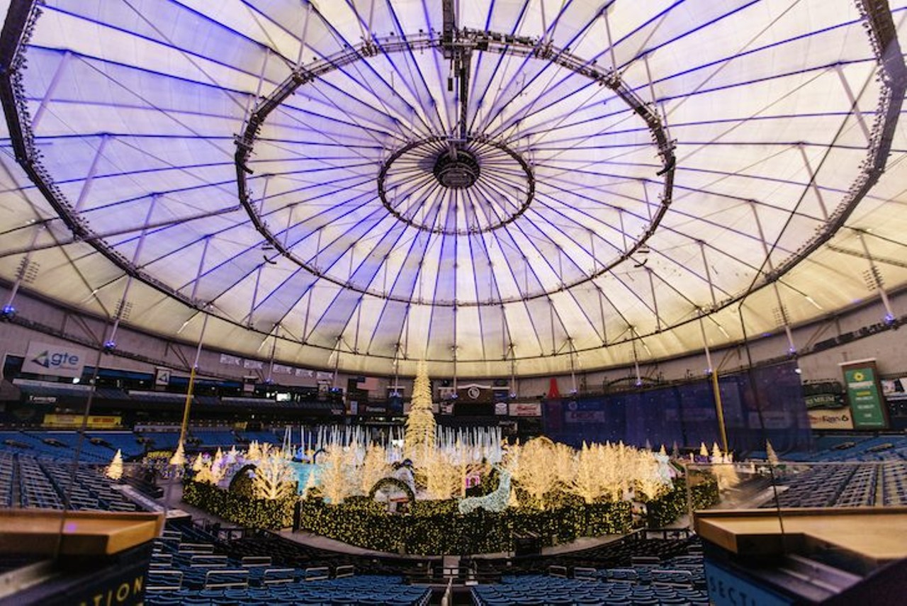 Enchant Christmas @ Tropicana Field
1 Tropicana Dr., St. Petersburg
Nov. 26-Jan. 2
Since you didn&#146;t get enough of Tropicana Field during the Rays&#146; postseason, visit there for Enchant Christmas. Enchant will have a maze and a market, with Christmas lights galore. Enchant has several options for ticket packages, but the base price is $25 for both adults and kids. Children 2 and under are free.