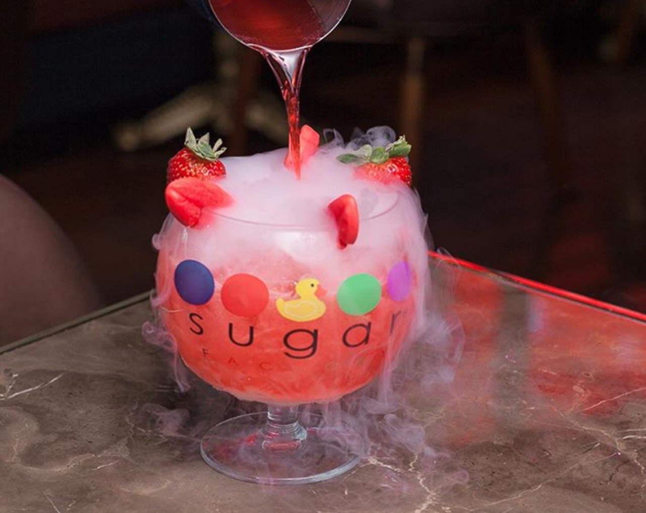 Sugar Factory  
5223 Orient Rd, Tampa
The Sugar Factory opened a new location in the Seminole Hard Rock Casino in December. The restaurant features a 4,000-square-foot, floor-to-ceiling candy wall with over 500 types of candy 64-ounce alcohol-infused smoking candy goblets. 
Photo via The Sugar Factory/Instagram