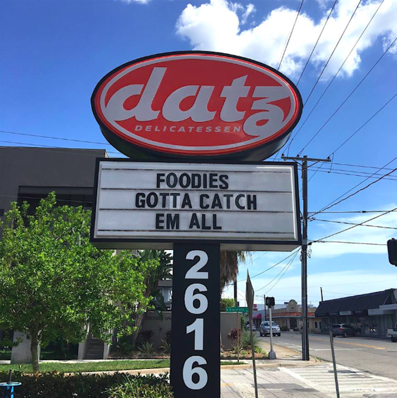 Datz  
2616 MacDill Ave., Tampa, 813-831-7000
This brunch crowd is wild. Definitely a dining-must if you need to liven up your Instagram feed with some picturesque dishes. Burgers made with glazed donuts for buns? Duh.
Photo via Datz/ Facebook  