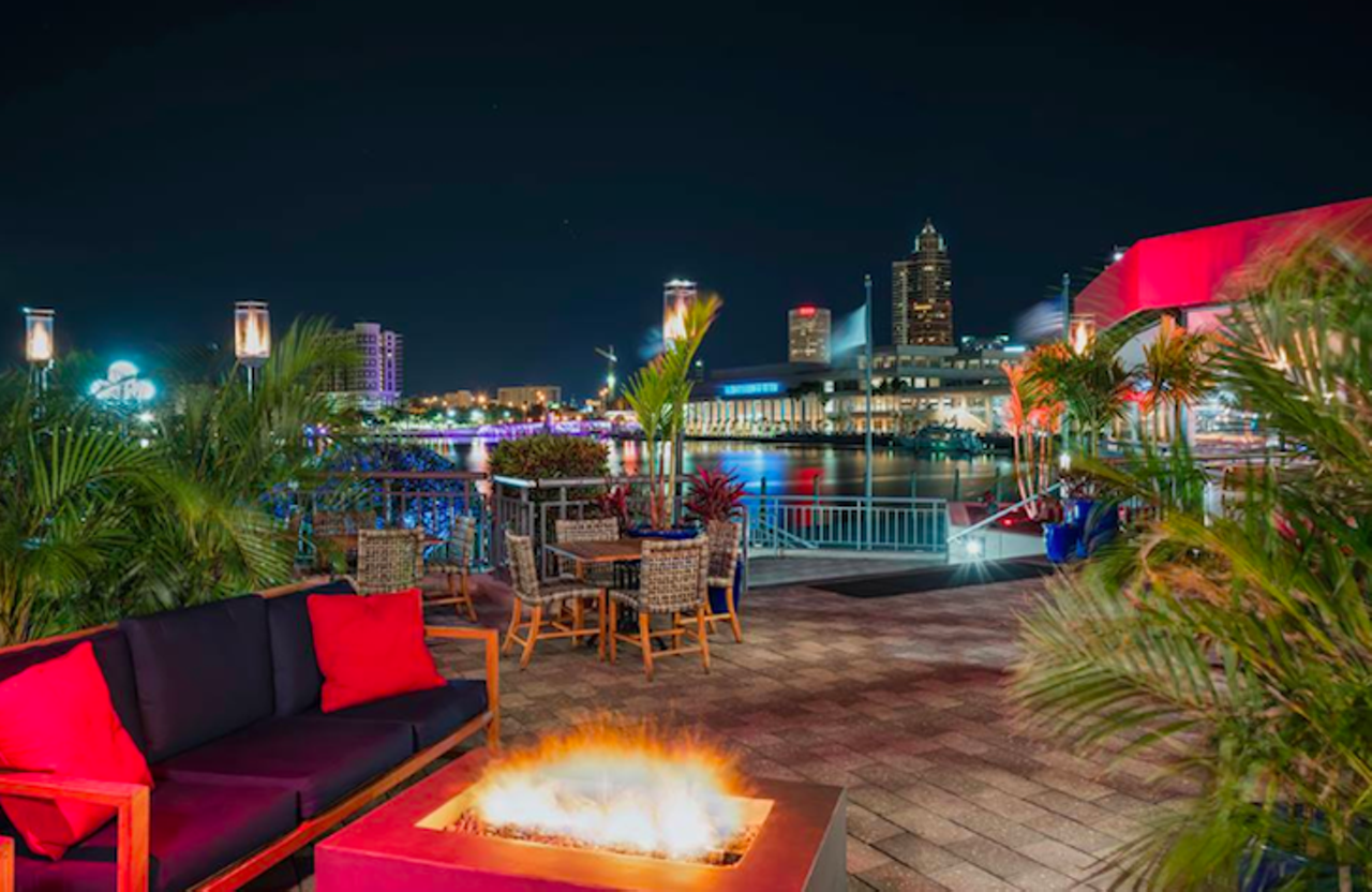 American Social  
601 S. Harbour Island Blvd. #107, Tampa, 813-605-3333
The full-service restaurant offers up ample outdoor seating with incredible views of the water. Make it a date night or brunch with a view. Either way, make a reservation ahead of time. 
Photo via American Social/ Facebook 