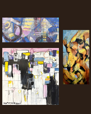 The Abstractionists: Art by 3 Local Artists