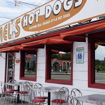 Mel’s Hot Dogs    4136 E Busch Blvd., Tampa, 813-985-8000    For nearly 50 years, Mel’s has served the people of Tampa its signature hot dogs for an affordable price. Mel’s special and Chicago-style dogs cost $5.25, cheese and chili dogs set you back $5.95, slaw dogs run $6.25 and bagel dogs are $7.70, not to mention the fries, baked beans and onion rings.Photo via Mel’s Hot Dogs/Facebook