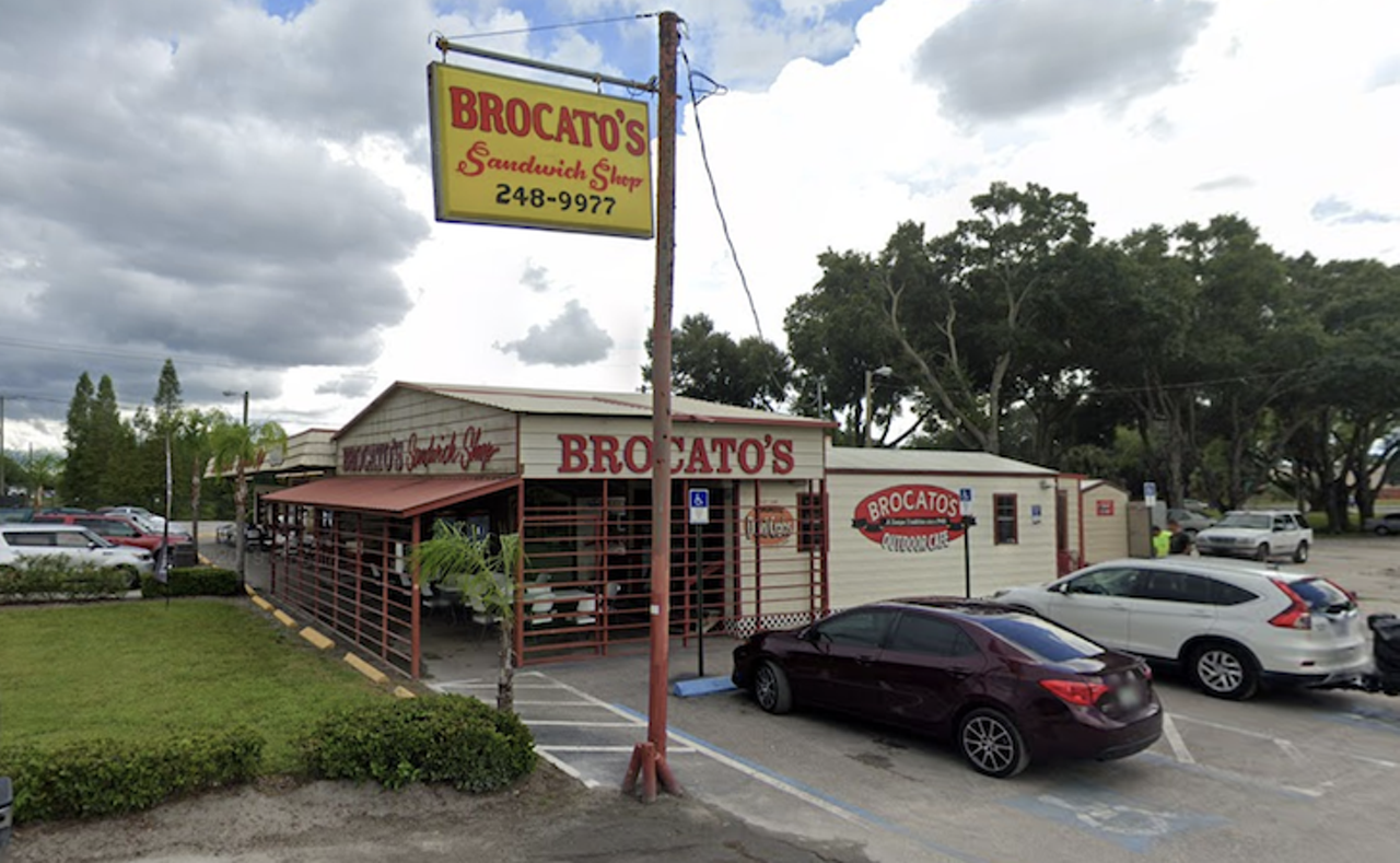 Brocato&#146;s Sandwich Shop
5021 E Columbus Dr., Tampa
In 1948, Brocato&#146;s began as a grocery store, then it was a meat market, and finally, a sandwich shop. According to the website, the stop is home of the best devil crabs in town. A big crab sandwich is $10.99 and other sandwiches range from $7.99-$13.95.
Photo via Google Maps