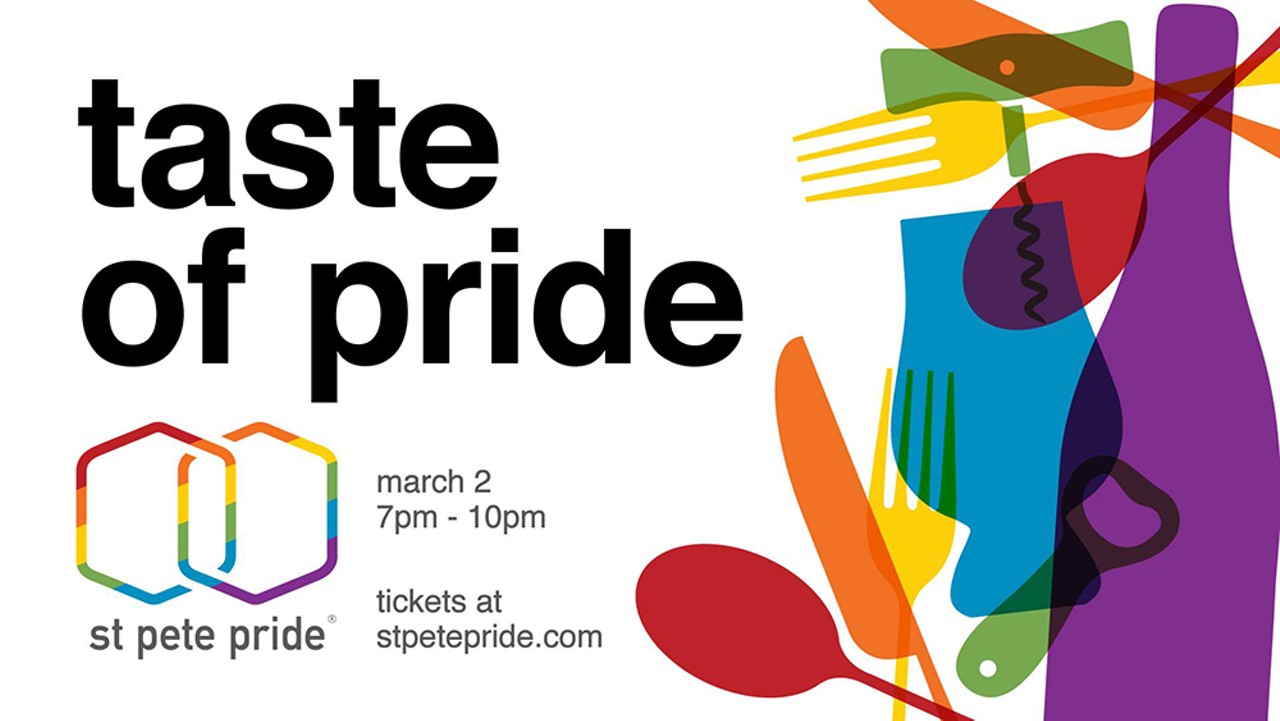 Get a Taste of Pride at The St. Petersburg ColiseumSat., Mar. 2, 7-10 p.m.
Photo via the Facebook event page