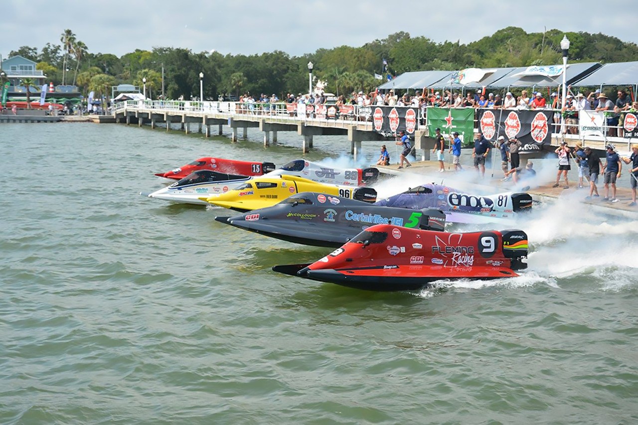 Gulfport Grand PrixUnlike its more popular cousin in St. Pete, Gulfport Grand Prix is a boat race. So head to the waterfront.Fri.-Sun., Mar. 29-31
Photo via the Facebook event page