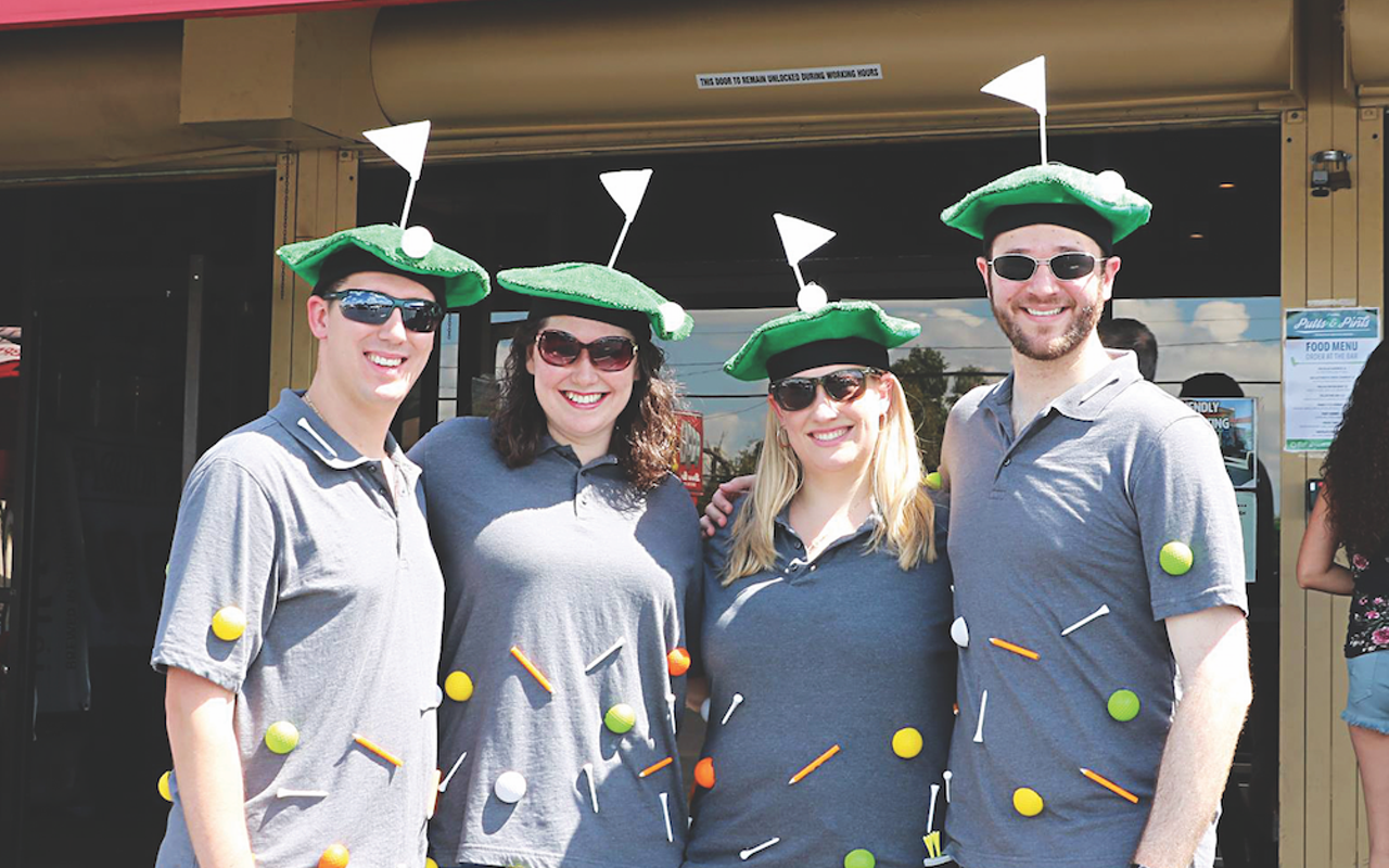 The Brew Bus taproom turns into a mini-golf course for charity at Putts & Pints tourney