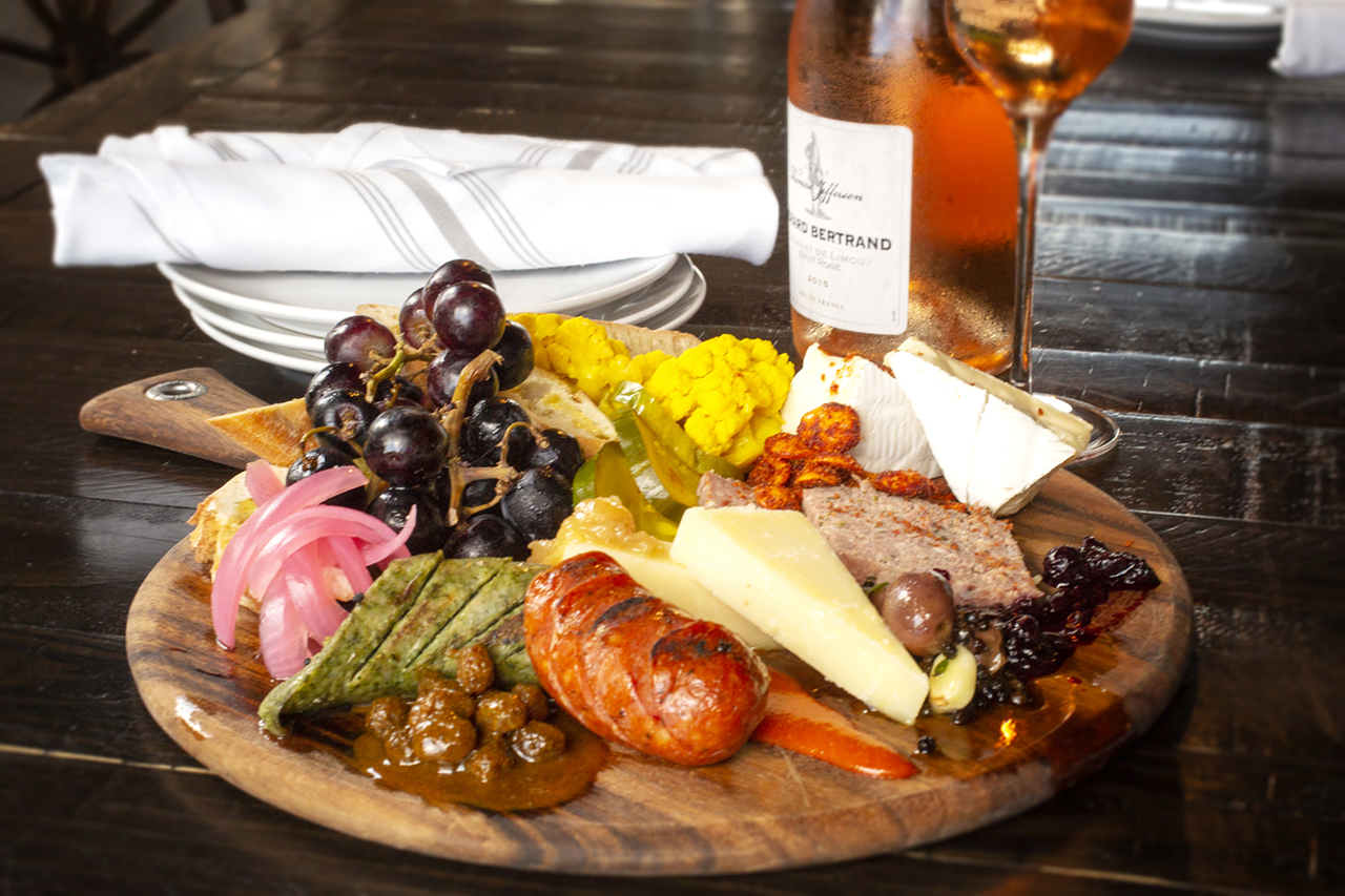 The C House's cheese and charcuterie boards are built upon chef-paired seasonal accoutrements.