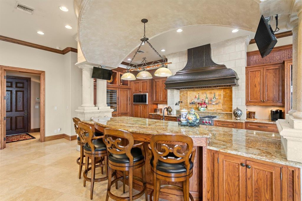 The former St. Pete home of Tampa Bay Bucs legend Mike 'A-Train' Alstott is now for sale