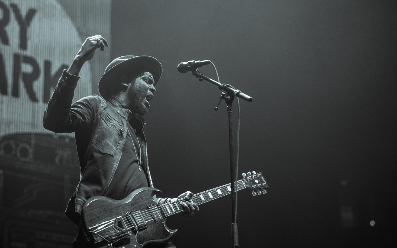 Gary Clark Jr., who plays Gasparilla Music Festival in Tampa, Florida on March 10, 2019.