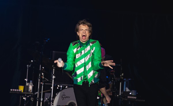 The Rolling Stones playing Raymond James Stadium in Tampa, Florida on Oct. 29, 2021