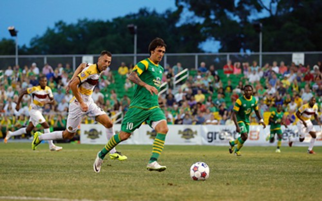 Rowdies forward Georgi Hristov has been instrumental in helping the Rowdies get off to a 2-0 start in the NASL Fall season with three goals in two games.