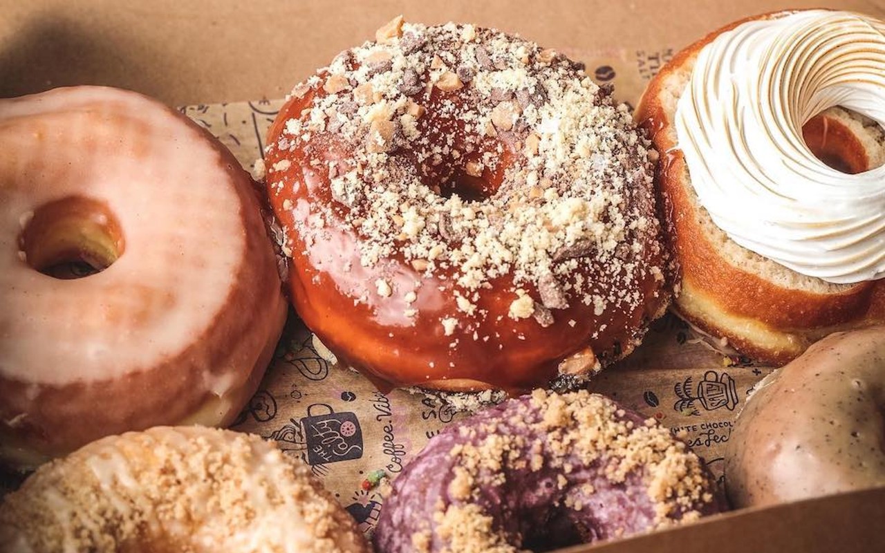 The family-owned business serves a variety of locally-sourced speciality donuts.