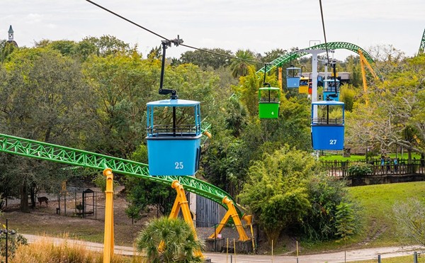 The SkyRide at Busch Gardens Tampa Bay.