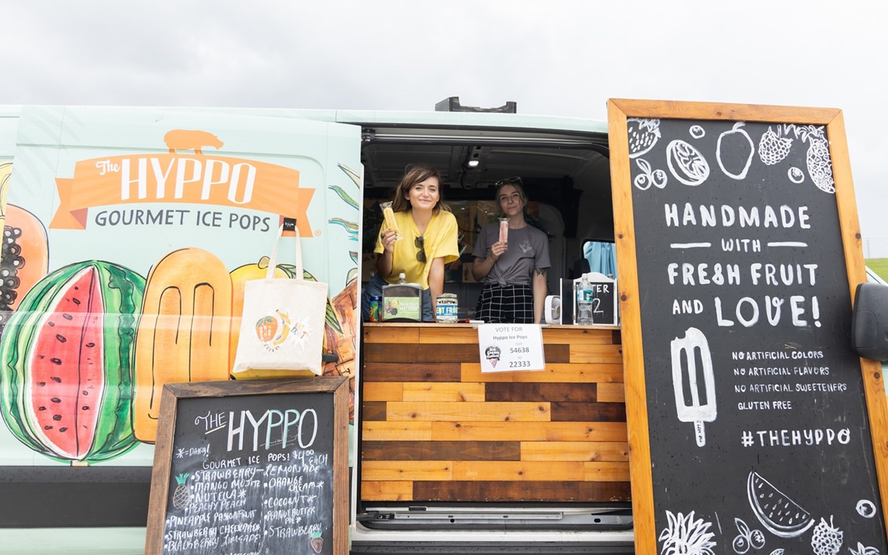 Local popsicle company The Hyppo at 2022's Ice Cream Festival.