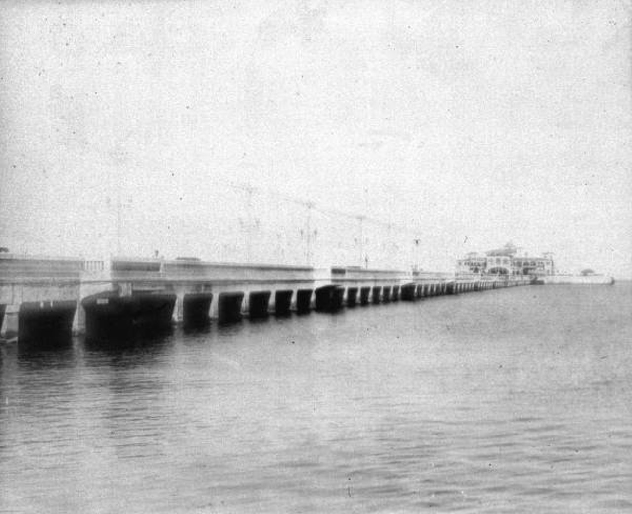 Million Dollar Pier after repairs - Saint Petersburg, Florida, circa 1935.