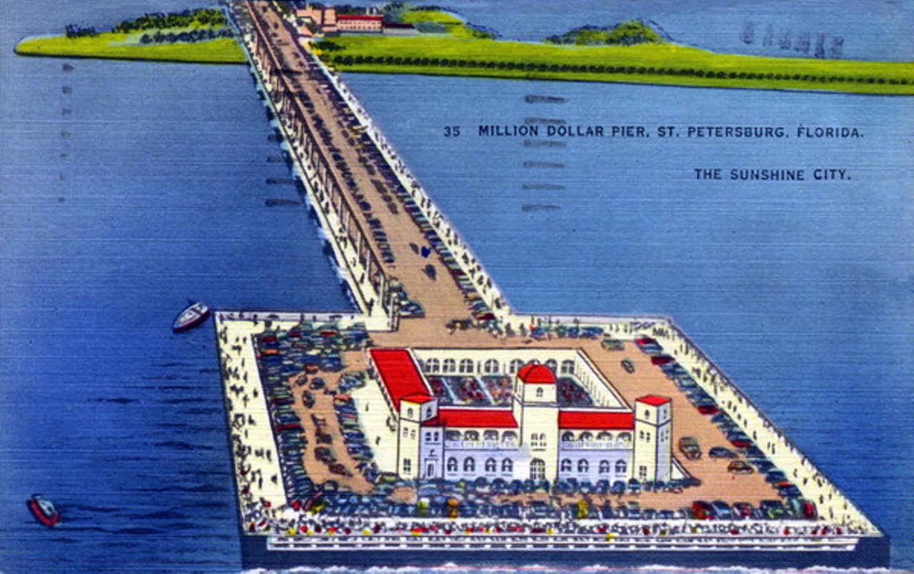 Million dollar pier - Saint Petersburg, Florida, 1947.