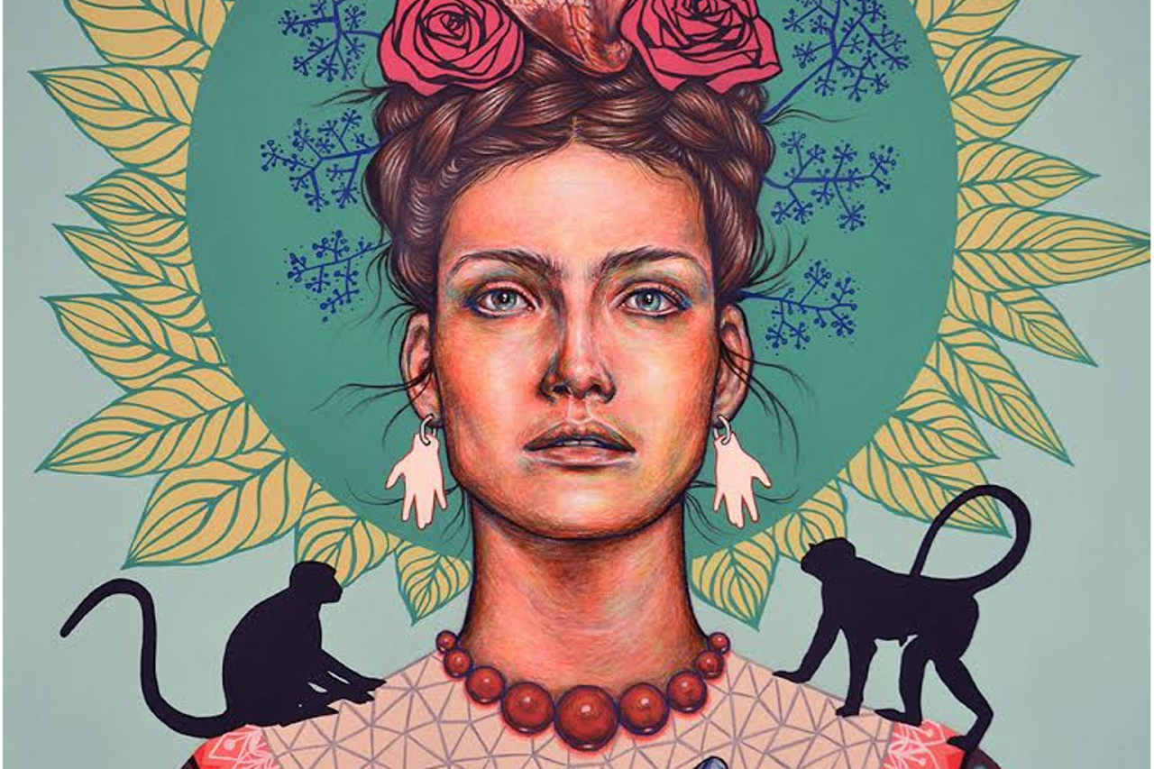 Foundations: An Art Exhibition Celebrating HCC&#146;s 50th Anniversary in Tampa
Opening reception Thursday, Oct. 18
Photo: Aneka Ingold&#146;s &#147;The Heart of Frida,&#148; 2018