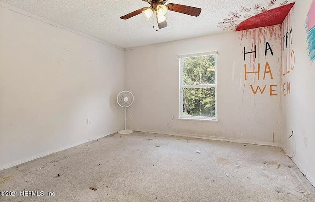 This Florida home comes with 'bloody' handprints on the ceiling