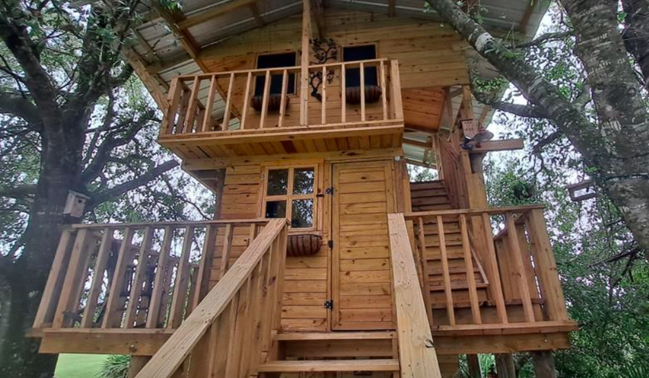 This Florida home for sale comes with its own private airport and a three-story treehouse