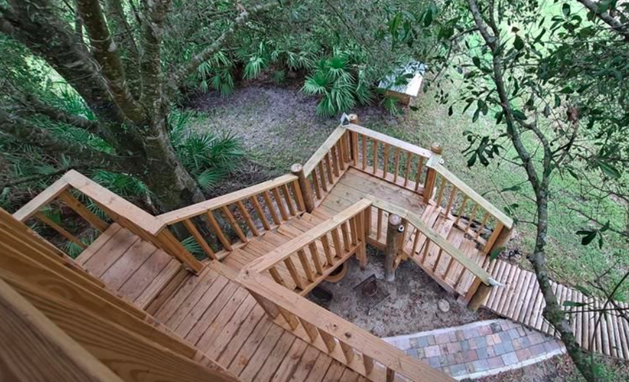 This Florida home for sale comes with its own private airport and a three-story treehouse