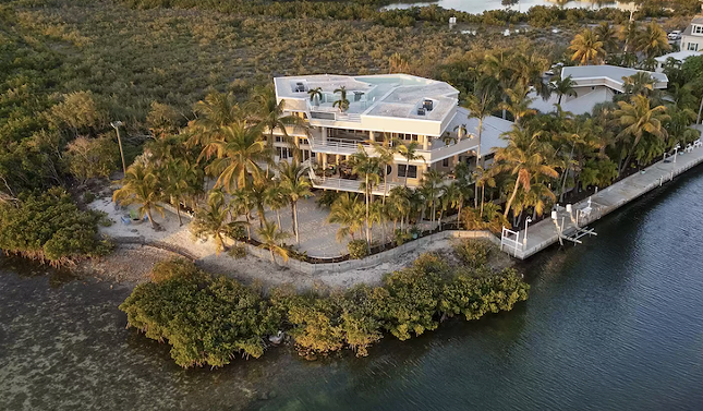 This Florida house comes with a massive aquarium big enough for snorkeling