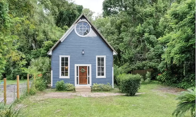 This historic Black church in Central Florida is now a house, and it's on the market for $165K