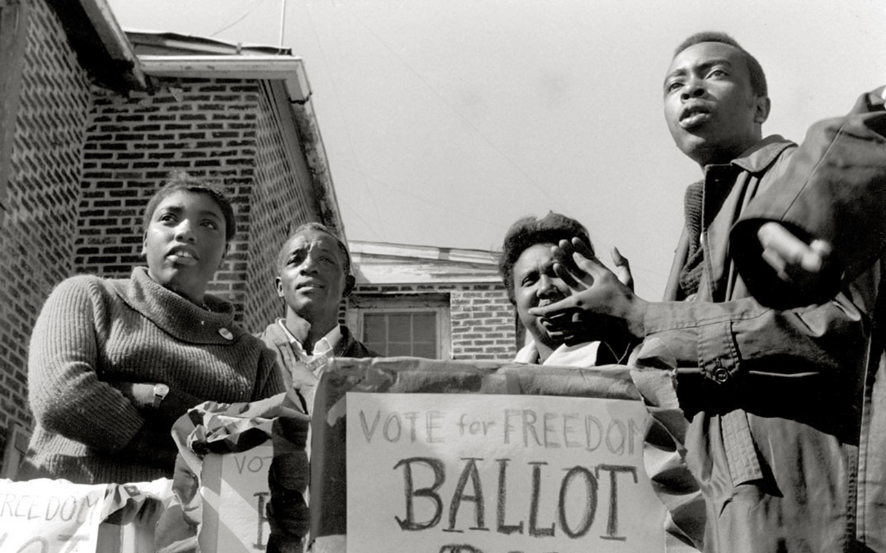 #BLACKVOTESMATTER: A 1963 “mock” election in Greenwood, Miss., expresses blacks’ desire to vote.