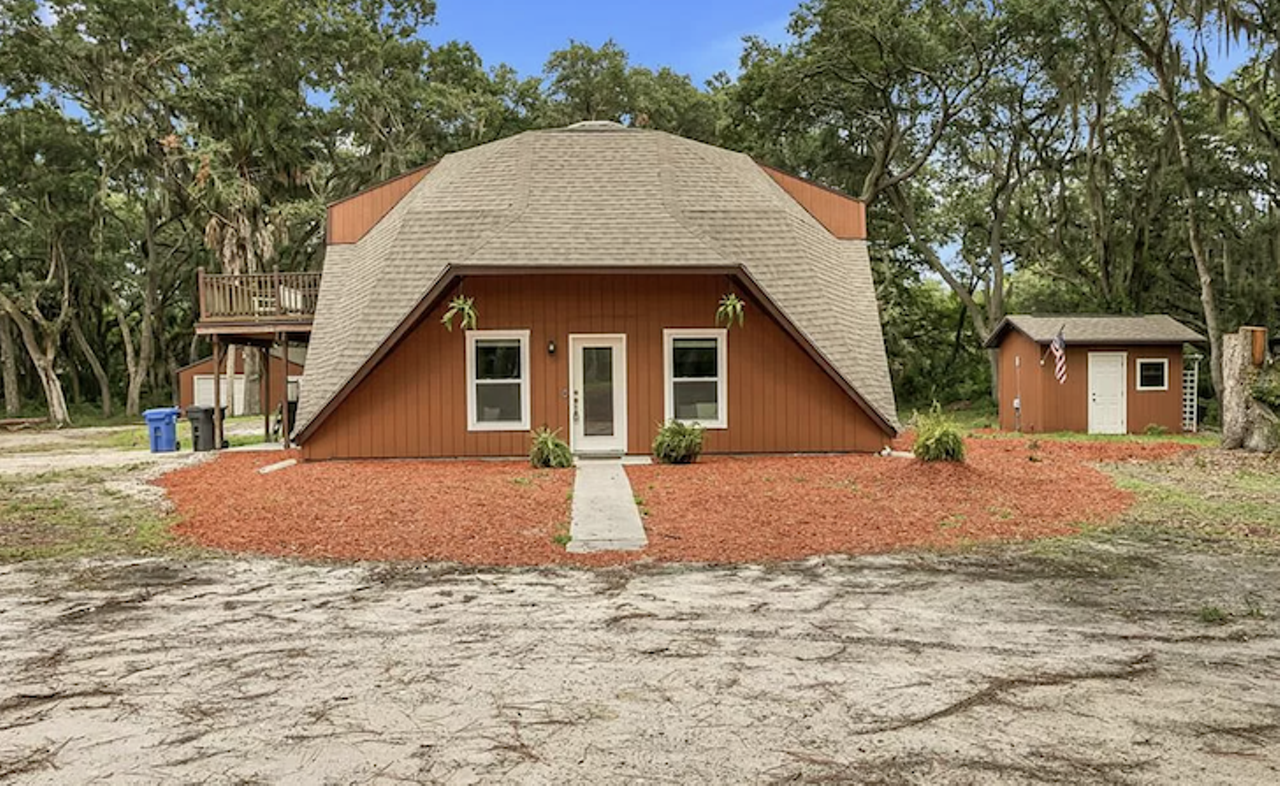 This Tampa Bay geodesic dome home is now on the market for $375K