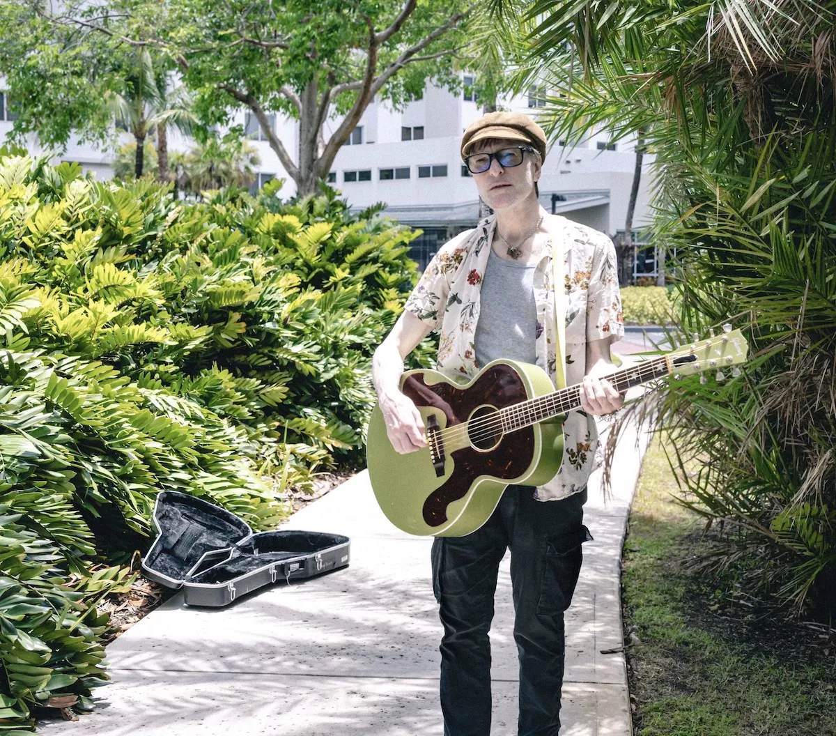 Tommy Stinson in Miami, Florida on May 7, 2025.