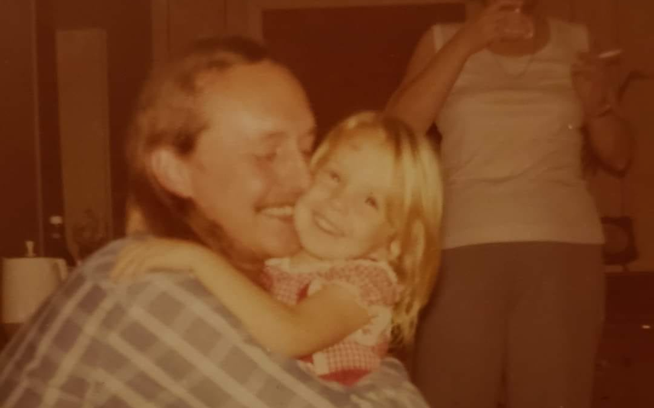 Melody Trucks (R), with her late father, Butch Trucks.