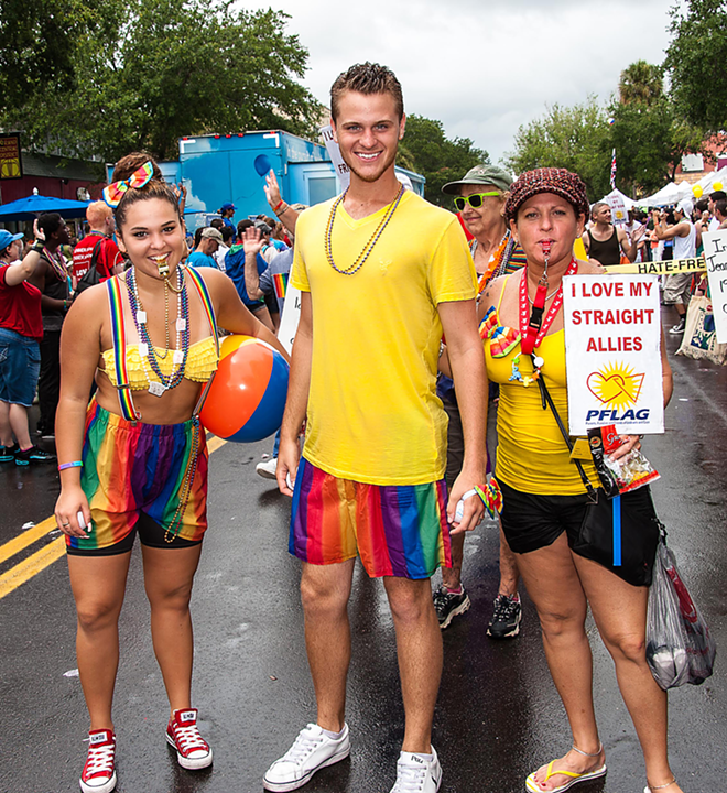 YA GOTTA HAVE FRIENDS: PFLAG at Pride 2013. - Nick Cardello