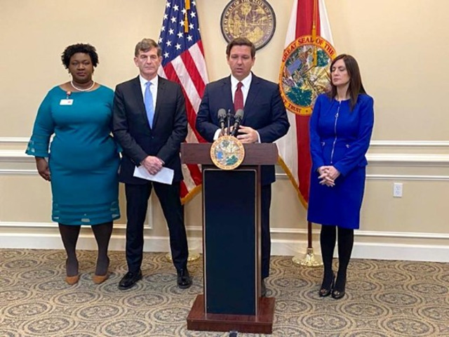 DeSantis says four Florida residents have now tested positive for coronavirus, feds sending 'tens of thousands' tests