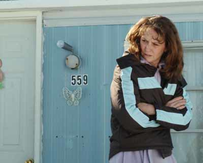 COLD COMFORT: Melissa Leo in Frozen River. - Sony Pictures Classics