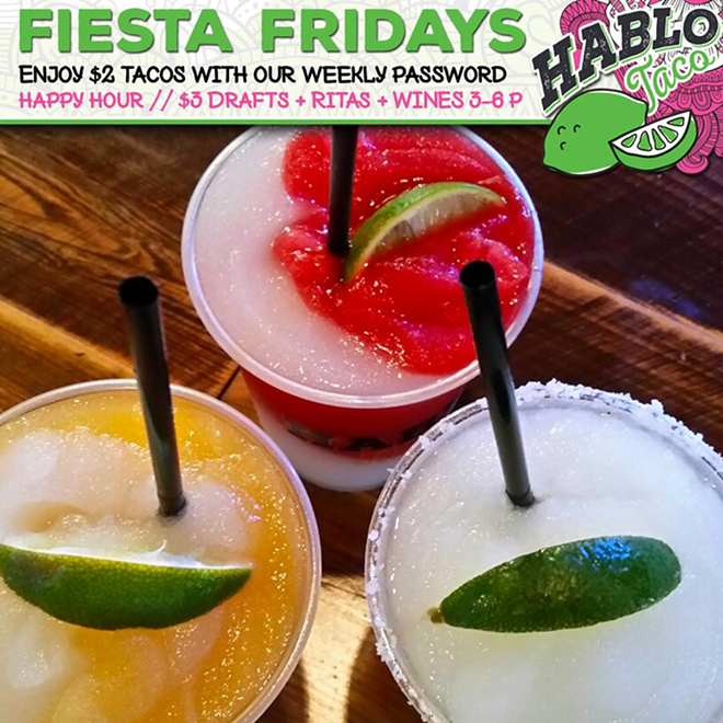 Hablo Taco promises one hour of endless 'ritas in its auction offer. - Hablo Taco via Facebook