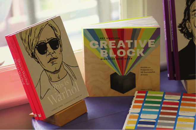 Inkwood offers books inspired by the Dali Museum’s Andy Warhol exhibit, Warhol: Art. Fame. Mortality. - Brittany Cagle