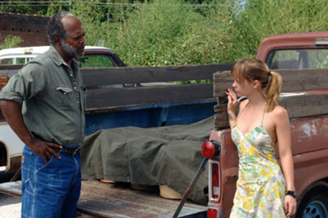 MAN ON A MISSION: Samuel L. Jackson tries to save Christina Ricci's soul in Black Snake Moan. - Paramount Classics