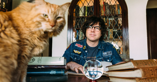 Ryan Adams, who plays Gasparilla Music Festival in downtown Tampa on March 12, 2017. - Rachel Wright