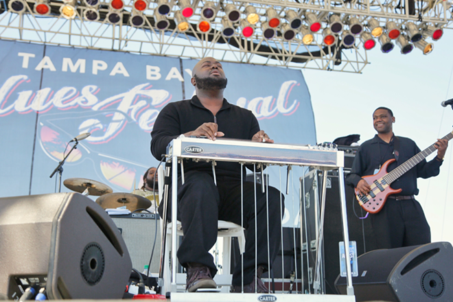 The Lee Boys play Tampa Bay Bluesfest at Vinoy Park in St. Petersburg, Florida on April 9, 2017. - Tracy May